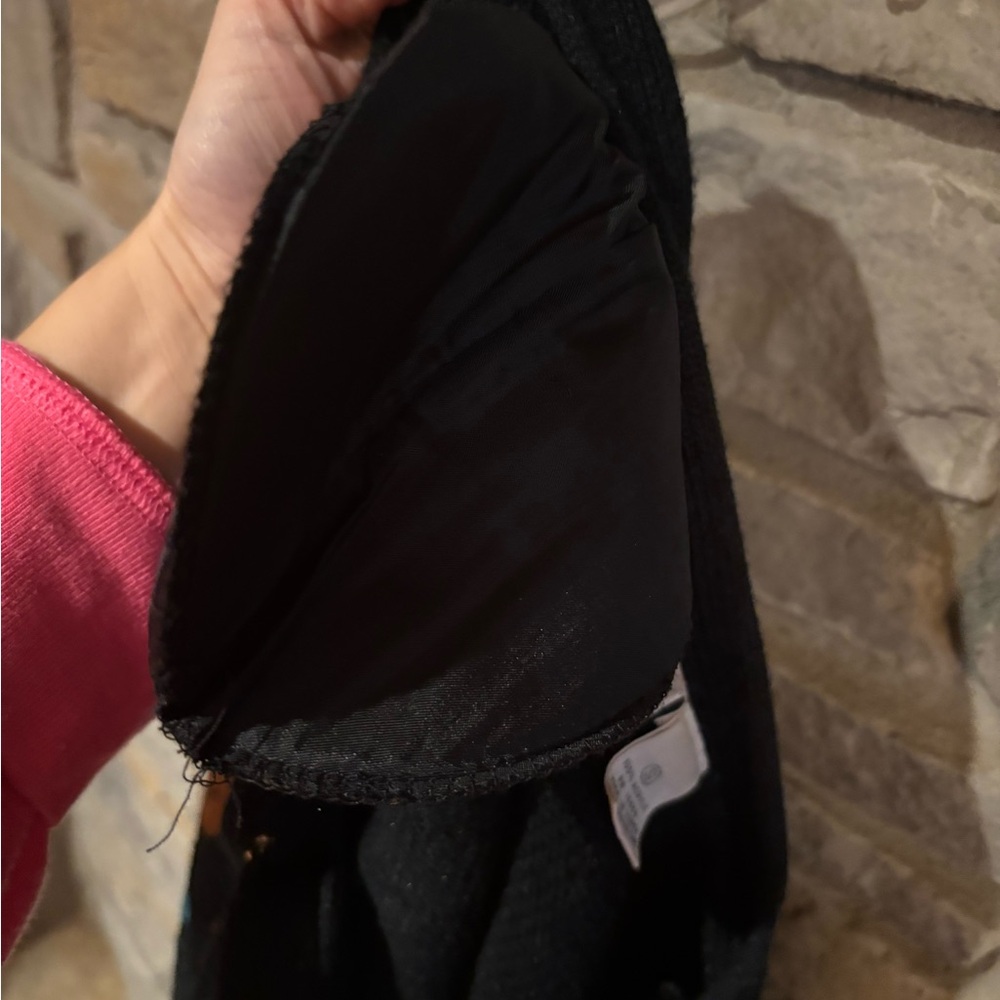 VINTAGE Lucia Black Cardigan with Colorful Leaf Design WITH SHOULDER PADS - Picture 8 of 10